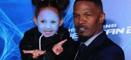 Jamie Foxx : Annalise bishop Dresses As Electro For New York Premiere