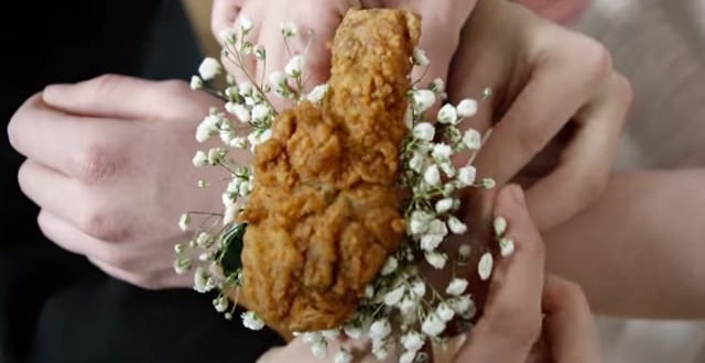 KFC promotes prom 'chicken corsage'