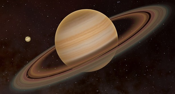 Animation simulates close encounter between Earth and Saturn