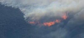 California wildfire threatens homes