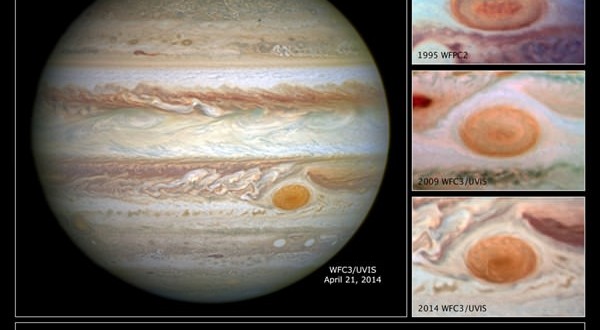 Jupiter’s Great Red Spot not so great anymore (Photo)