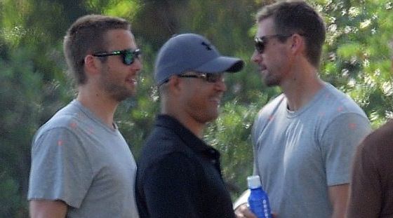 Paul Walker's brother on 'Fast and Furious 7' set