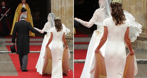 Duchess Of Cambridge’s Sister Pippa Middleton Accused of wearing ‘false bottom’ at Royal Wedding