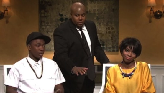 ‘SNL’ spoofs elevator brawl (Video)