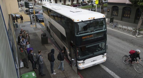 San Francisco transit activists : Group Files Suit Against City Over Google Buses