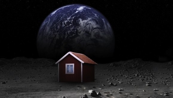 Swedish Artist wants to build the first house on the moon
