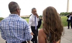 'The Bear Is Loose' : Barack Obama Goes out and About