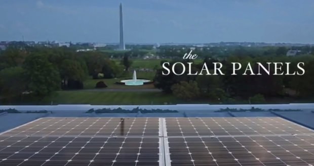 White House Solar Panels Are Finally Up (Video)