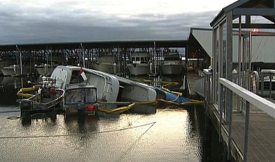 $10 million yacht sinks at launching