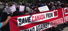 Calgary : Downtown rally against the violence in Iraq