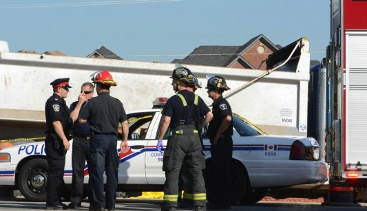 Construction Worker killed in dump truck incident in Milton