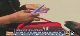 Father Beats Teacher With Baseball Bat