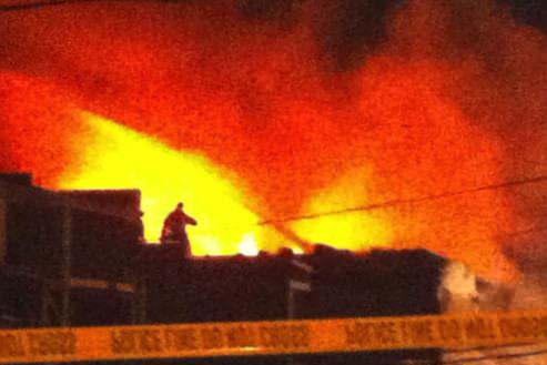 Fire destroys two Vancouver buildings