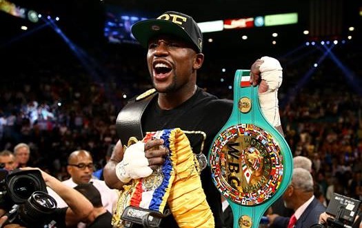 Floyd Mayweather : American boxing star made $105 million in 72 minutes