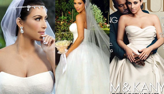 Kim Kardashian wears Givenchy wedding dress : Details!