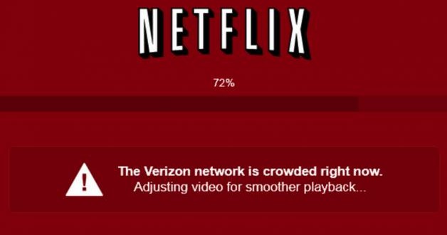 Netflix Calls Verizon Out On Buffering Issues