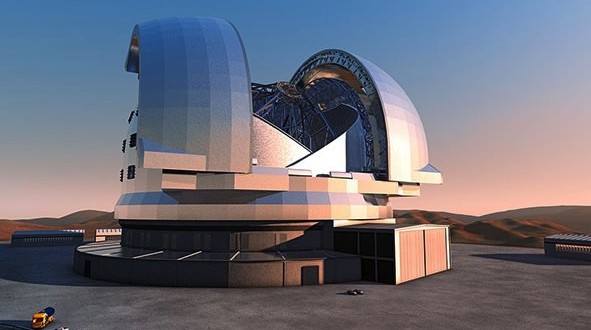 Researchers Blow Up Top of Mountain for Giant Telescope