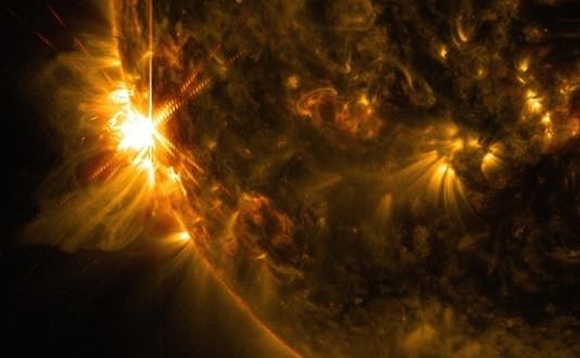 Solar Flares Erupted From The Sun This Morning