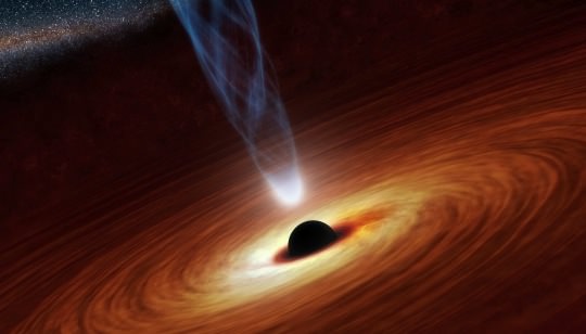 Super Fast Gas Obscures Massive Black Hole (Video)