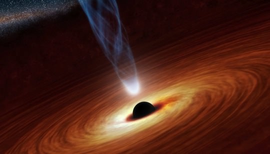 Super Fast Gas Obscures Massive Black Hole