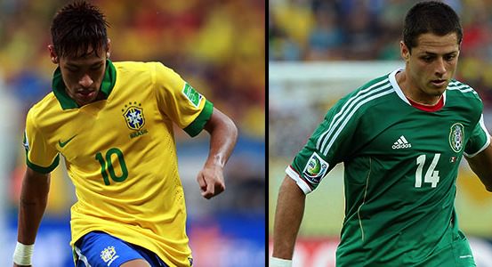 World Cup 2014 - Group A : Brazil vs. Mexico