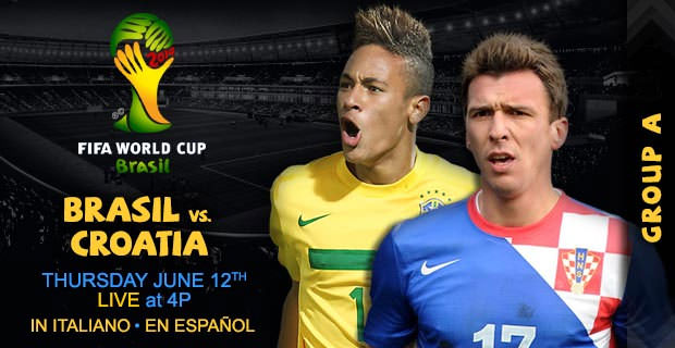 World cup 2014 – Group A : Brazil vs Croatia preview