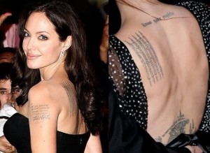 Angelina Jolie: Kids 'obsessed' with tattoos