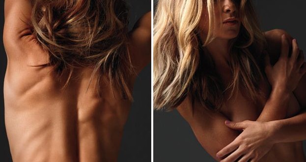 Jillian Michaels poses nude for Shape