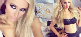 Paris Hilton Shoots New Music Video In Her Underwear