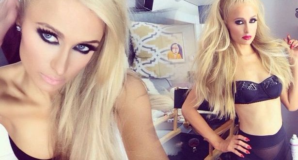 Paris Hilton Shoots New Music Video In Her Underwear