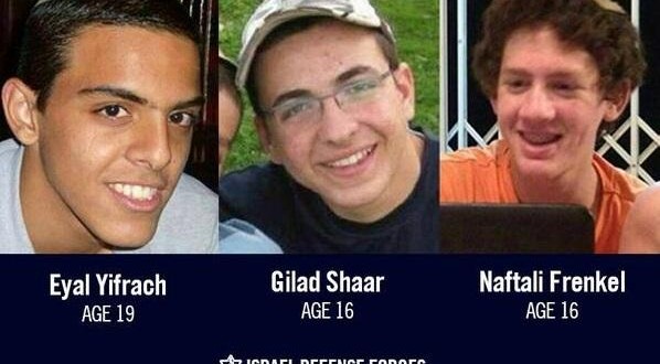 3 missing Israeli teens found dead, Israeli Official Says