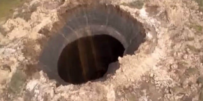 Giant Hole appears at 'World's End'