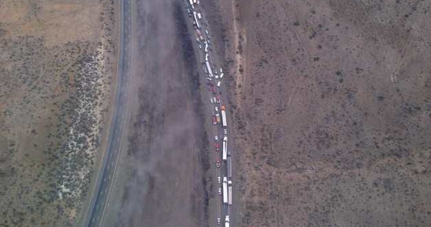 Vantage accident : Nearly 25 cars, trucks crash in I-90 pileup