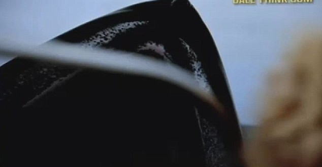 Blue whale capsizes inflatable boat