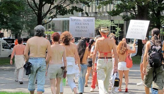 Raelian group goes topless in Montreal