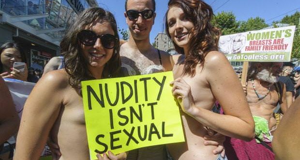 Raelian group goes topless in Montreal (Photo)