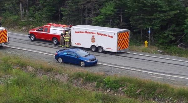 Road closed after chemical spill, Police