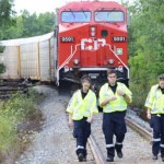 Two fatally struck by freight train, police say