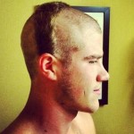 Zach Hocker receives hideous hazing haircut