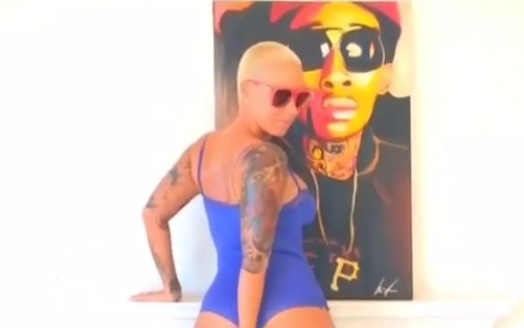 Amber Rose Congratulates Husband With A Twerking Video (Watch)