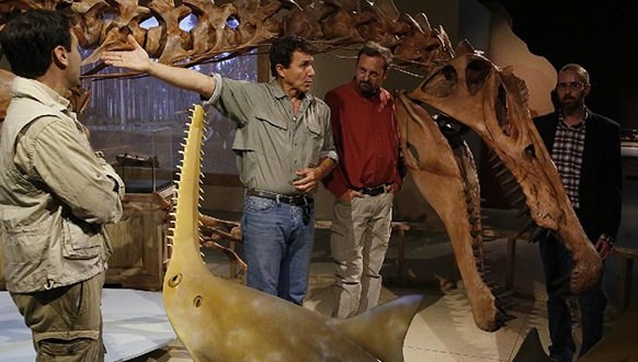 Spinosaurus Skeleton of giant water-living Dinosaur unveiled in Morocco