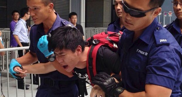 Students arrested in Hong Kong protests