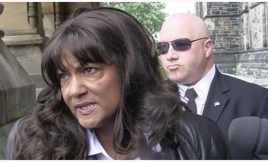 Terri-Jean Bedford kicked out of prostitution bill hearing