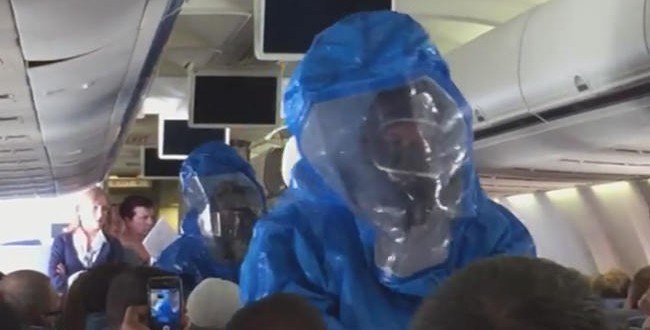 Ebola joke gets man escorted off plane