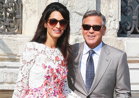 George and Amal Clooney 's Second Wedding Party