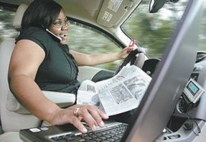 Home of distracted drivers, Allstate survey