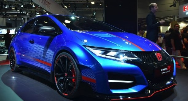 Honda Civic Type-R : Concept live on the Paris stand (Video)