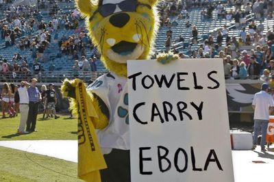 Jaguars Mascot Under Fire For Ebola Sign (Photo)