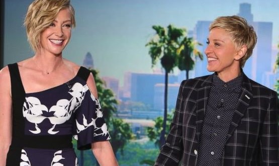 Portia de Rossi, Ellen DeGeneres Talk Baby Rumors (Video)