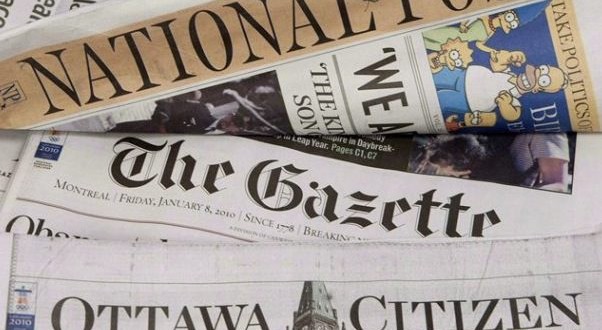 Postmedia buys Sun Media for $316 million, Report